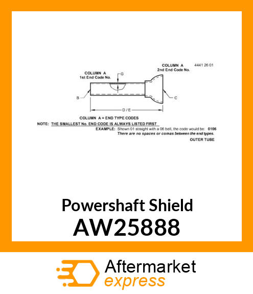 Powershaft Shield AW25888