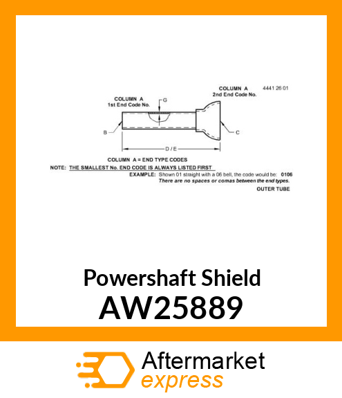 Powershaft Shield AW25889