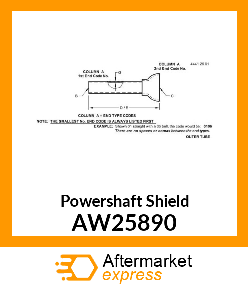 Powershaft Shield AW25890