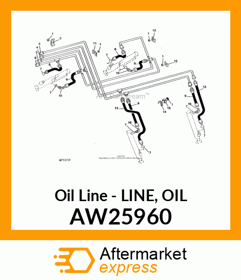 Oil Line - LINE, OIL AW25960