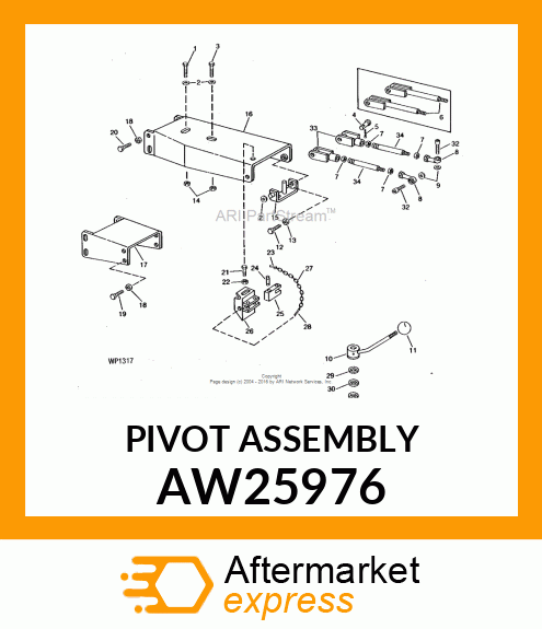 PIVOT ASSEMBLY AW25976