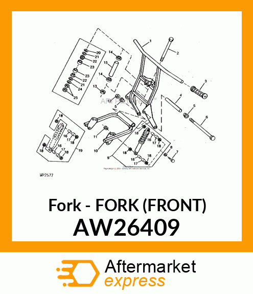 Fork - FORK (FRONT) AW26409