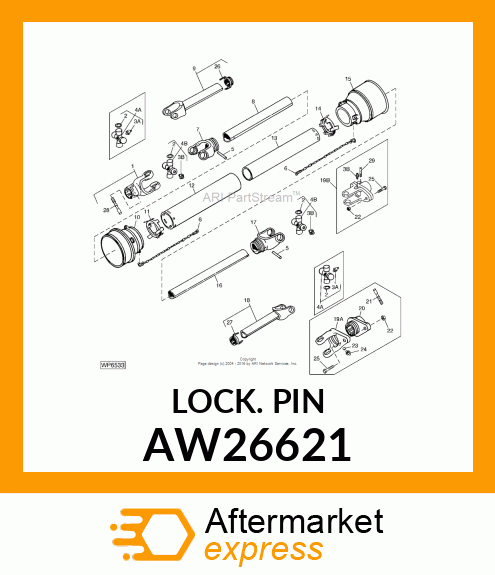 Joint Lock Pin AW26621