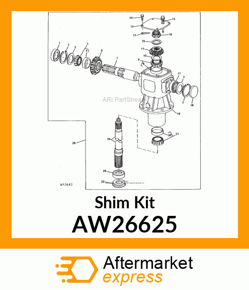 Shim Kit AW26625