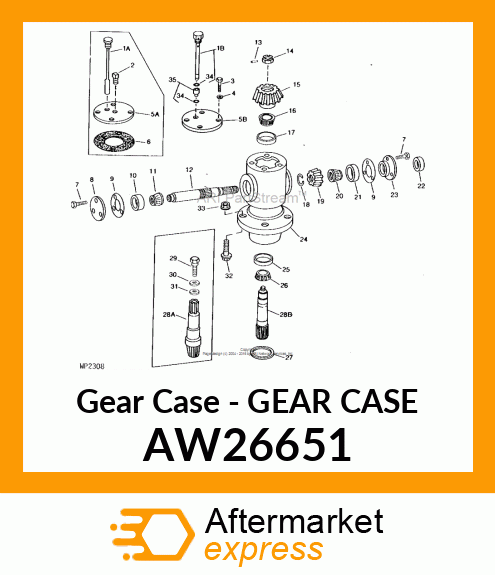 Gear Case - GEAR CASE AW26651