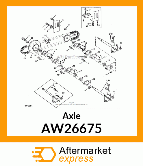 Axle AW26675