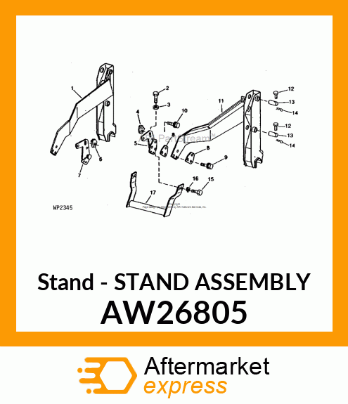 Stand - STAND ASSEMBLY AW26805
