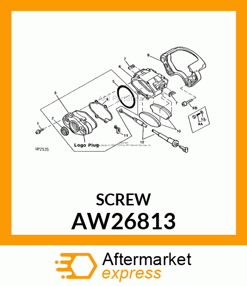 SCREW (SPECIAL W/WASHER) AW26813