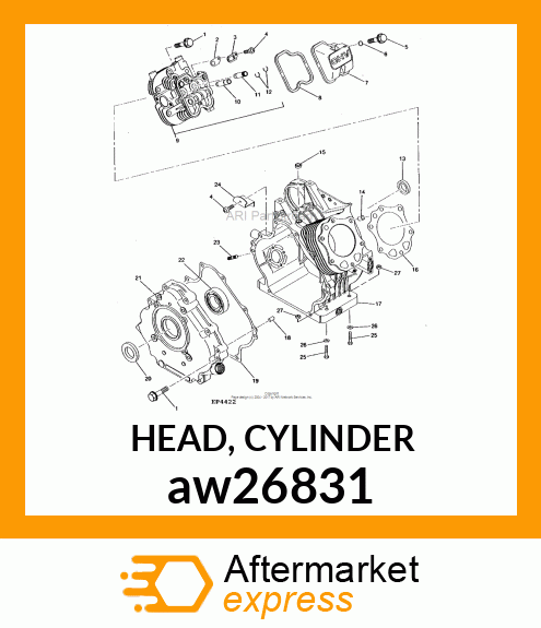 HEAD, CYLINDER aw26831