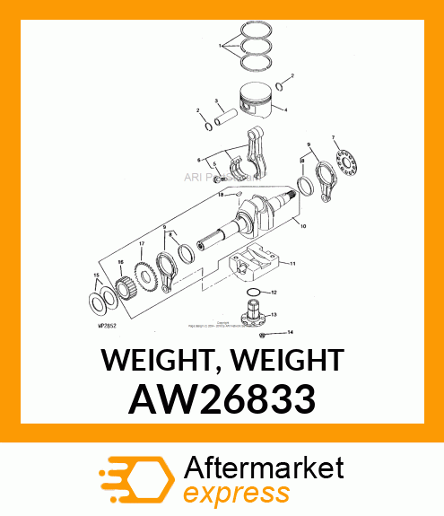 WEIGHT, WEIGHT AW26833