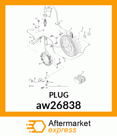 PLUG (CAP ASSY) aw26838