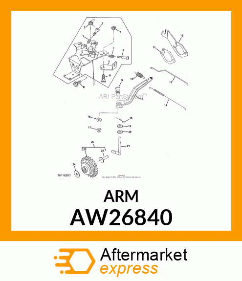 ARM (ASSY) AW26840