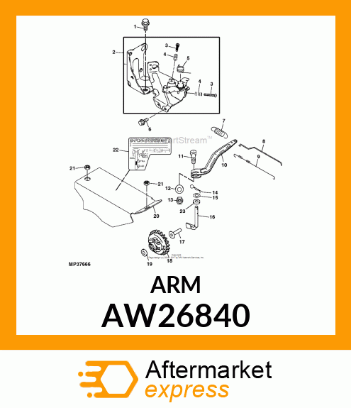 ARM (ASSY) AW26840