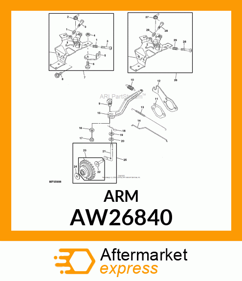 ARM (ASSY) AW26840