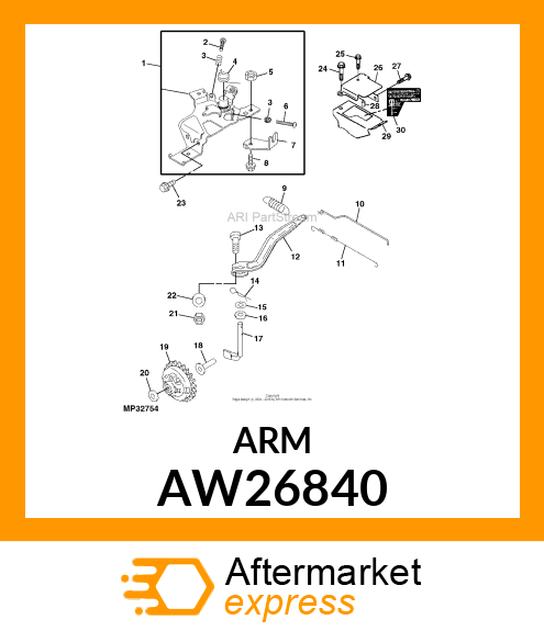 ARM (ASSY) AW26840