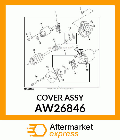 COVER ASSY AW26846