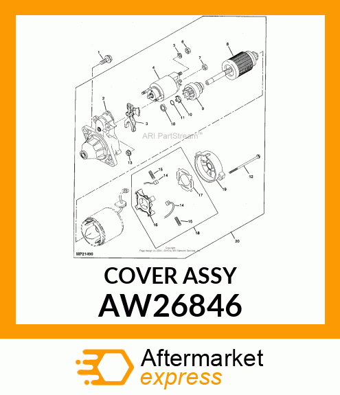 COVER ASSY AW26846