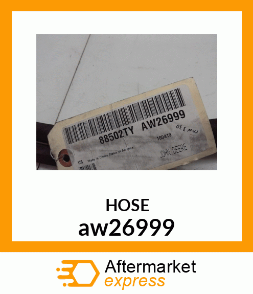 HOSE, HYDRAULIC (9.52 X 2625 MM) aw26999