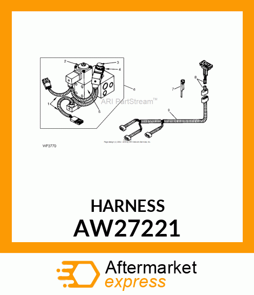 HARNESS, WIRING LOADER SWITCH/ AW27221