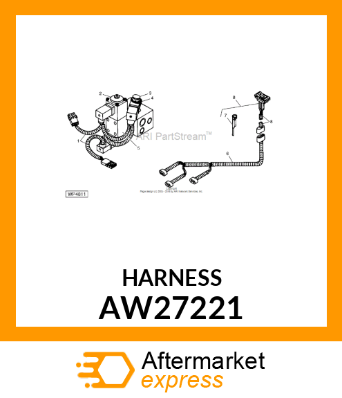 HARNESS, WIRING LOADER SWITCH/ AW27221