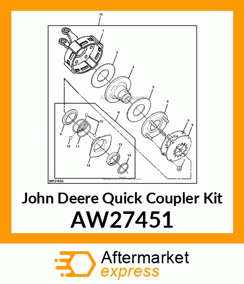 QUICK COUPLER KIT AW27451