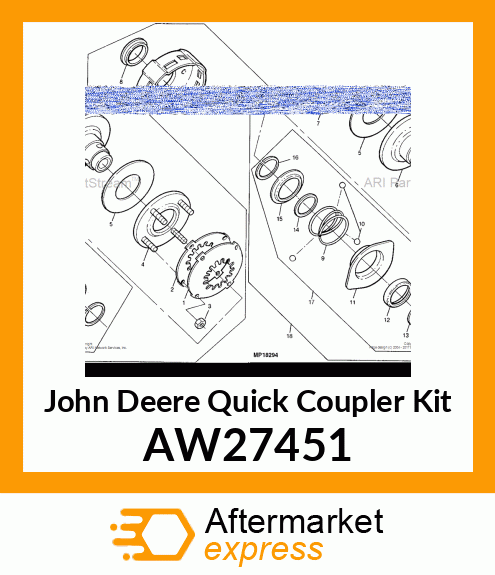 QUICK COUPLER KIT AW27451