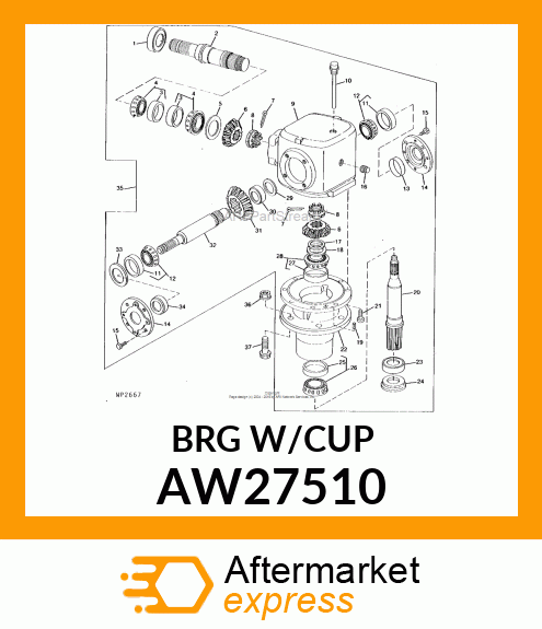 BEARING TAPER ROLLER 30307 AW27510