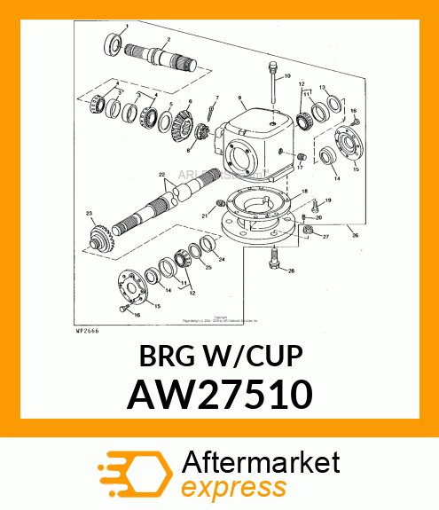 BEARING TAPER ROLLER 30307 AW27510