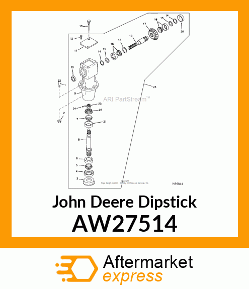 DIPSTICK, DIPSTICK, VENT PLUG AW27514