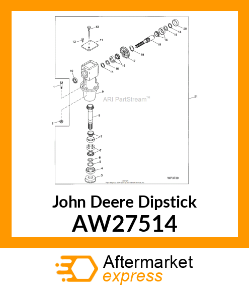 DIPSTICK, DIPSTICK, VENT PLUG AW27514