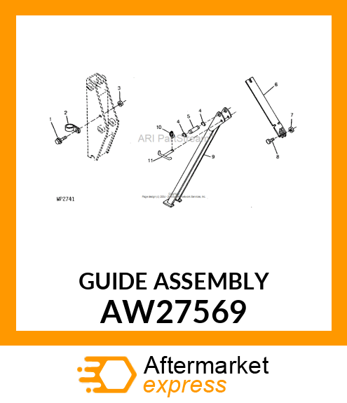 GUIDE ASSEMBLY AW27569
