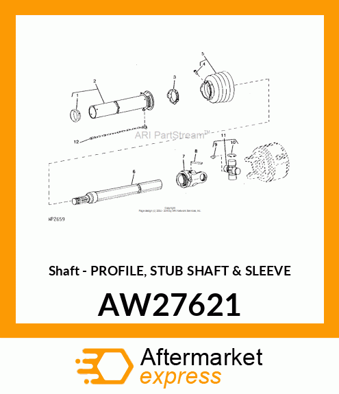 Profile Stub Shaft & Sleev AW27621