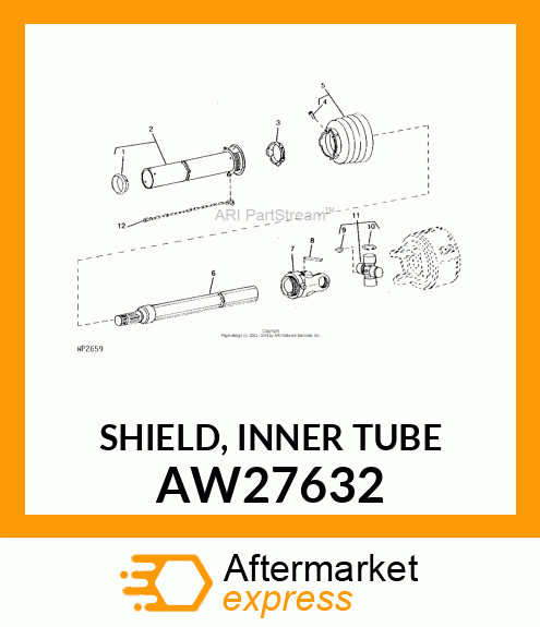 SHIELD, INNER TUBE AW27632