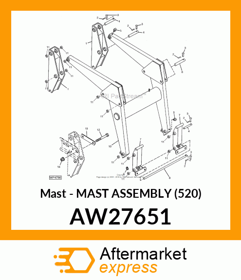 Mast AW27651