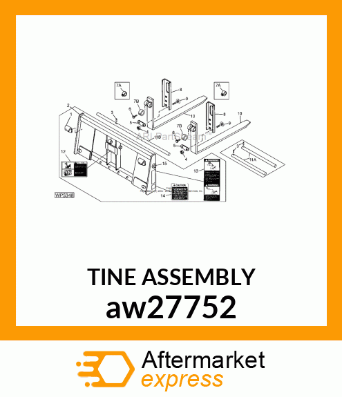 TINE ASSEMBLY aw27752