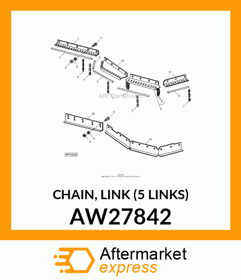 CHAIN, LINK (5 LINKS) AW27842