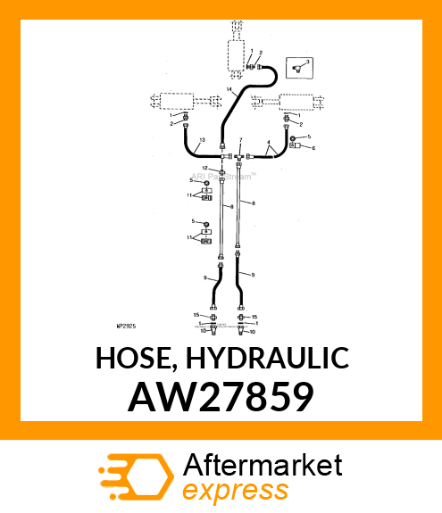 HOSE, HYDRAULIC AW27859