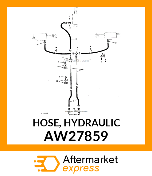 HOSE, HYDRAULIC AW27859