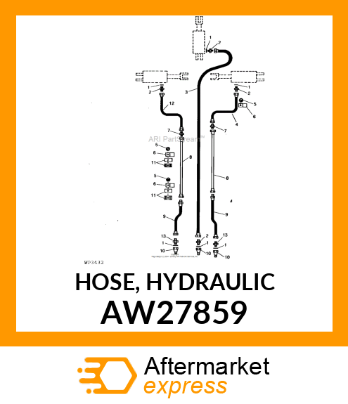 HOSE, HYDRAULIC AW27859