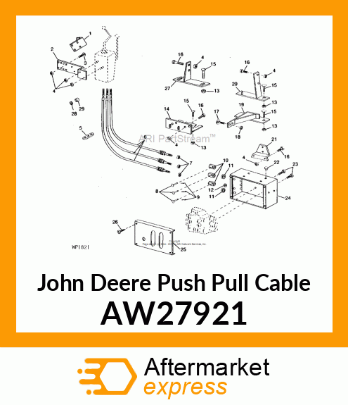 CABLE, PUSH AW27921