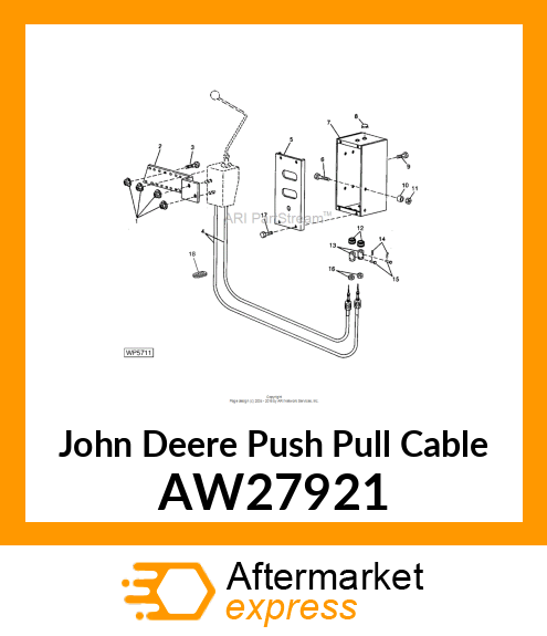 CABLE, PUSH AW27921