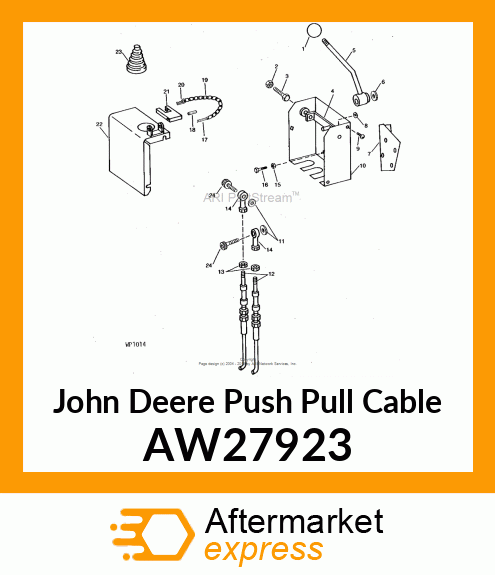 CABLE, PUSH AW27923