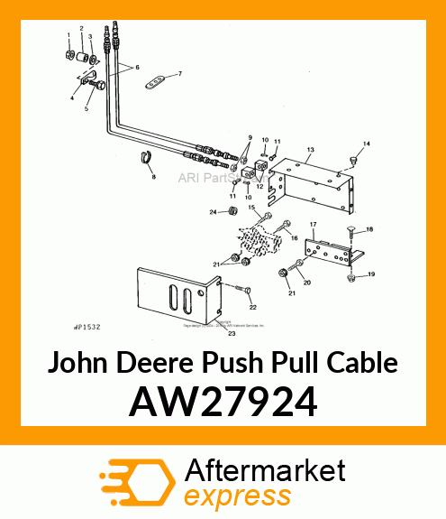 CABLE, PUSH AW27924