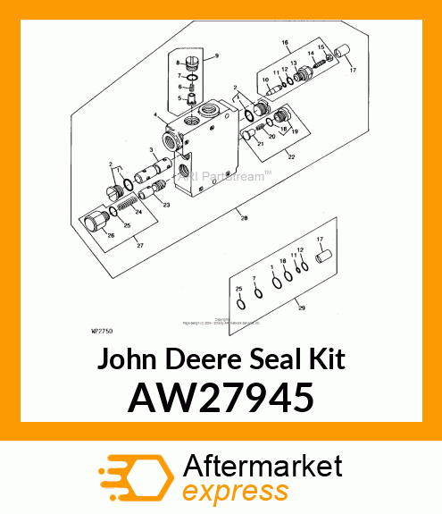 CAP ASSEMBLY KIT AW27945