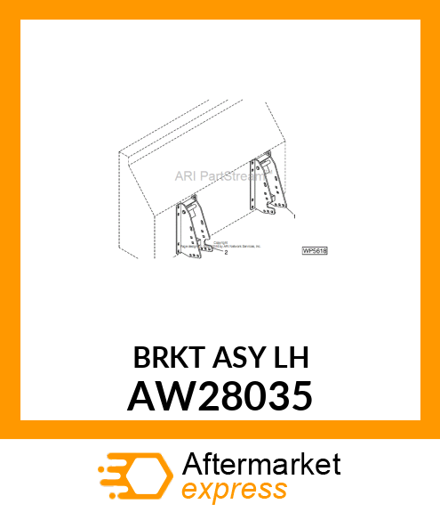 BRACKET, ATTACHMENT (LH) AW28035