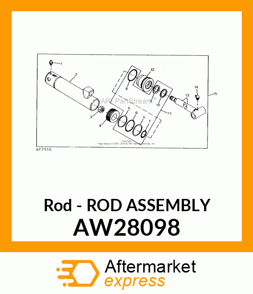 Rod - ROD ASSEMBLY AW28098