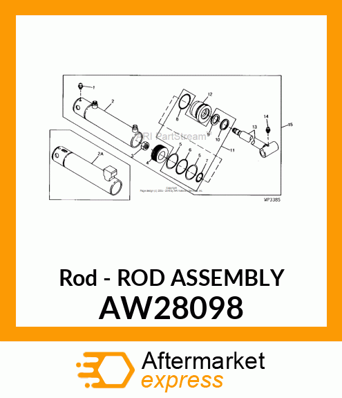 Rod - ROD ASSEMBLY AW28098