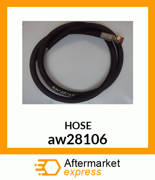 HOSE, HYDRAULIC (12.7 X 2100 MM) aw28106