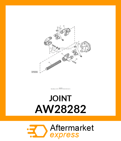CROSS AND BEARING ASSEMBLY, CROSS AW28282
