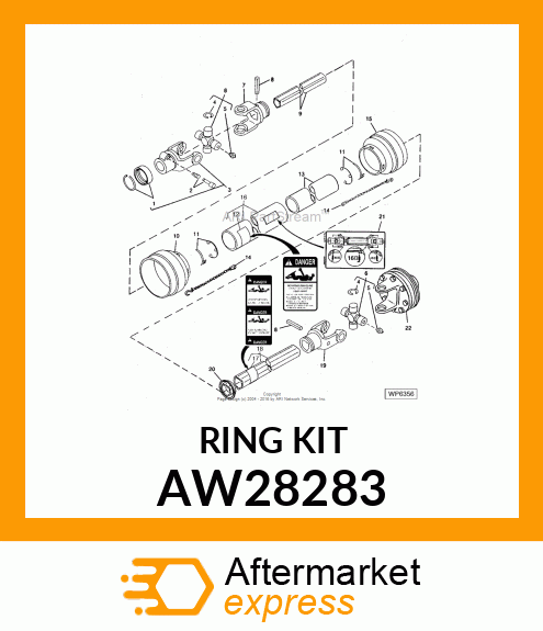 PTO SHIELD RETAINER, RETAINER, SHIE AW28283